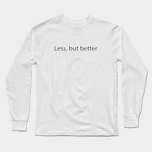 Minimalist and Topography Quote 8 Long Sleeve T-Shirt
